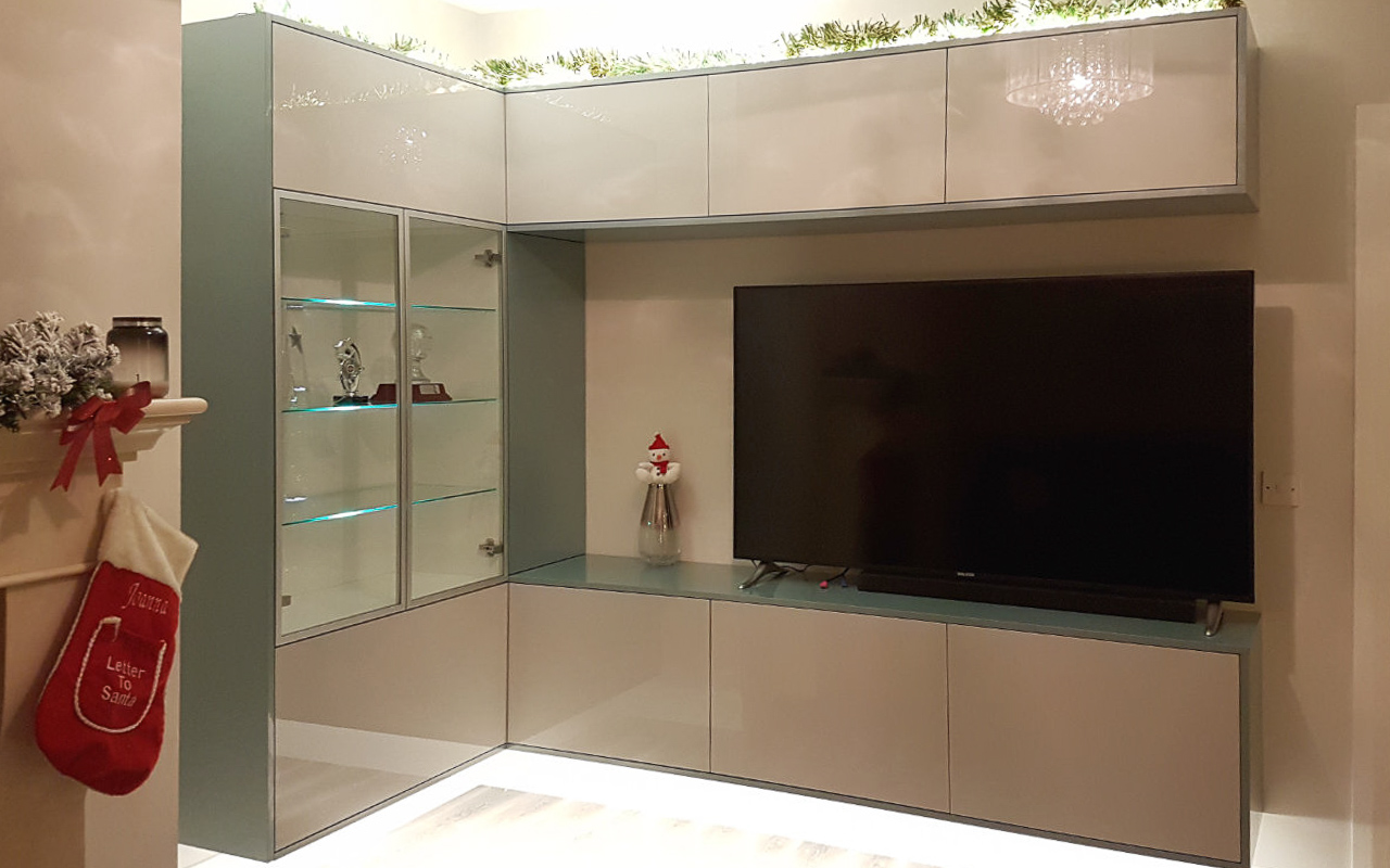 Zurfiz Acrylic TV Unit ELFIS Furniture