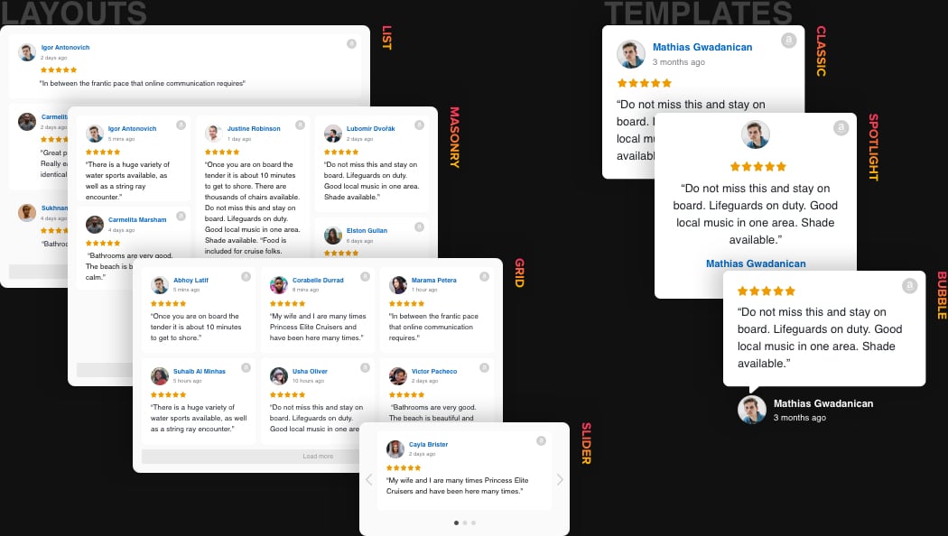 Embed Amazon Reviews widget on your site (easy and fast)