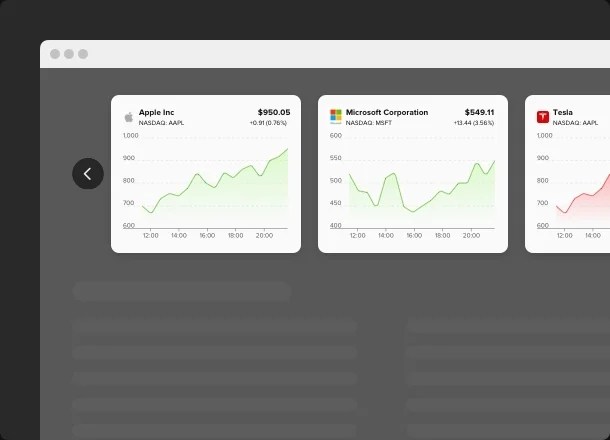 Stock Desktop Widget