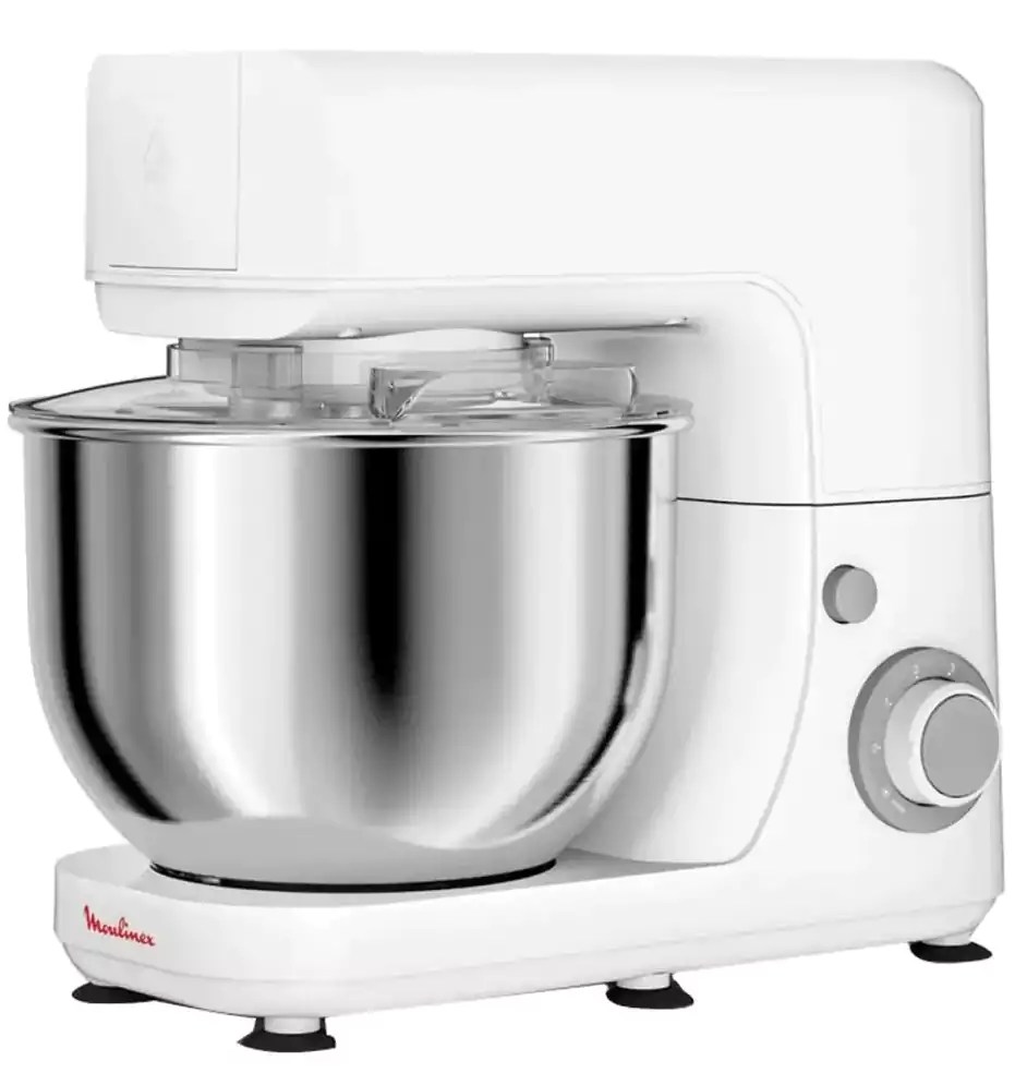Moulinex Master Chef Stand Mixer, 800 Watt, 4.6 Liter, White, QA150110