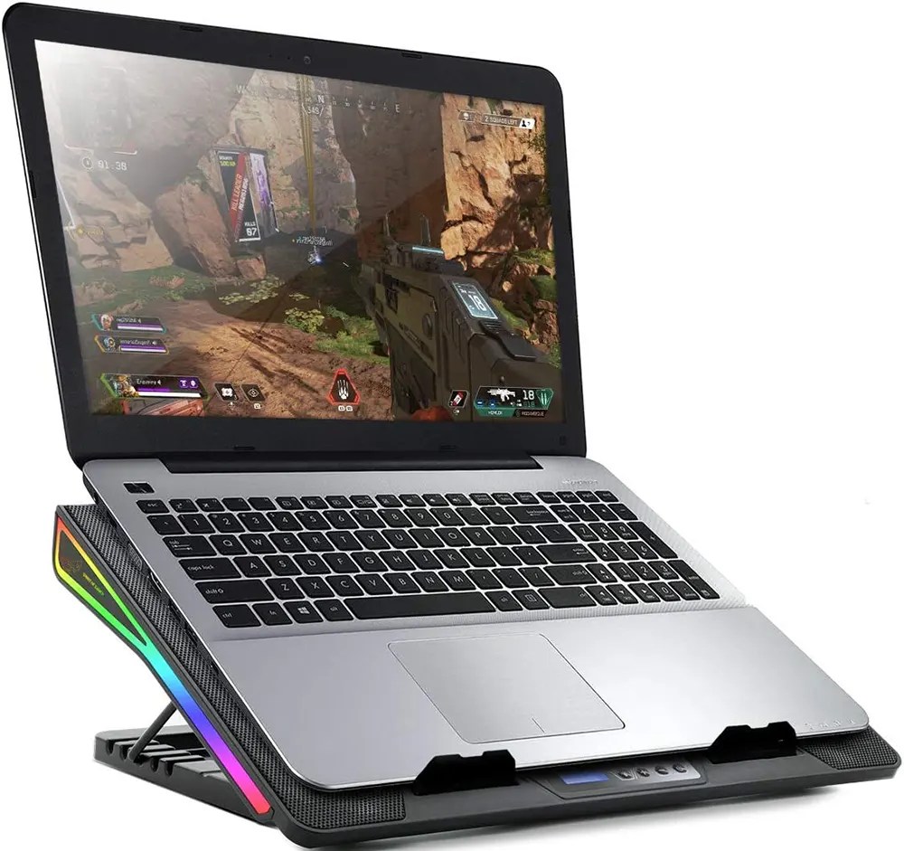 GigaMax Plus 2040 Laptop Cooling Fan, 1 Fan, Support Up to 17.3 Inch