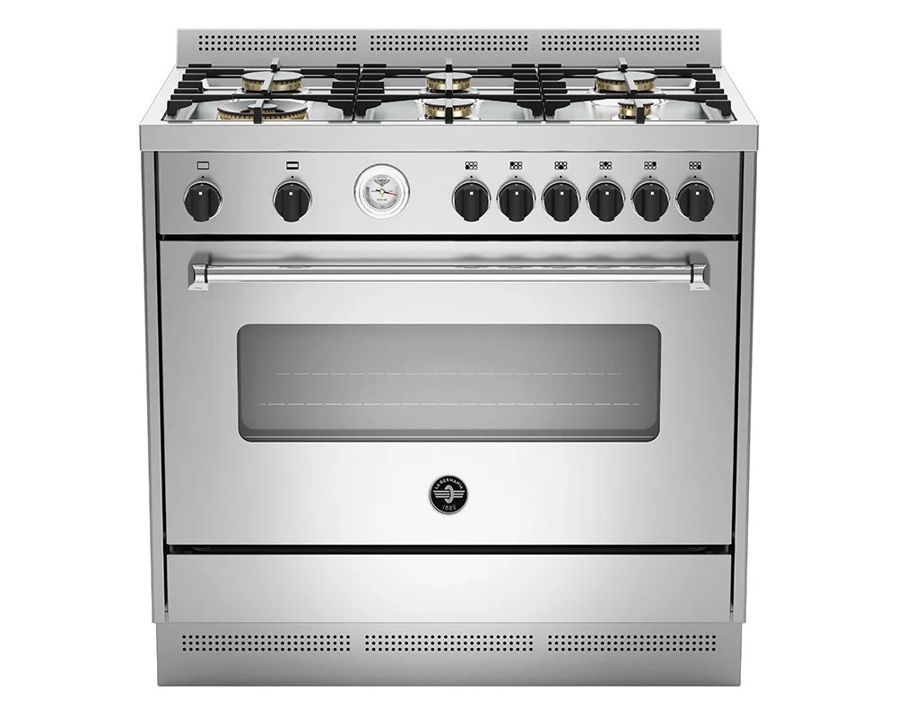 La Germania Free Standing Cooker, 90 x 60 cm, 6 Burners, Full Safety