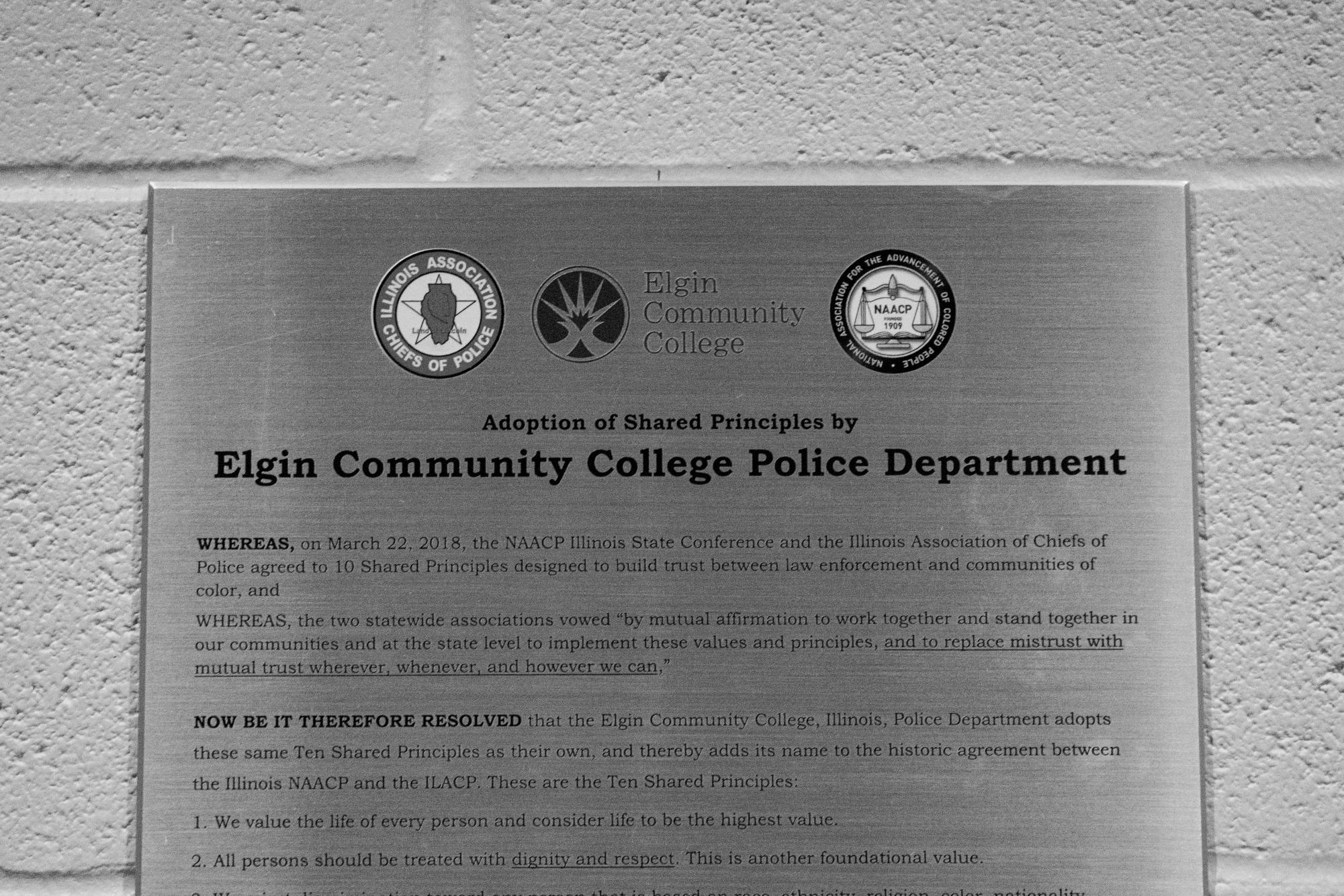Elgin Community College Police Department currently looking for a club