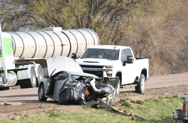 Four vehicles, two accidents but just one person injured The Elgin