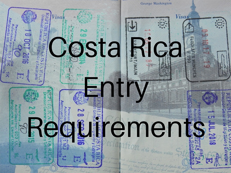 Costa Rica's Best Motorcycle Rental!! Costa Rica Entry Requirements