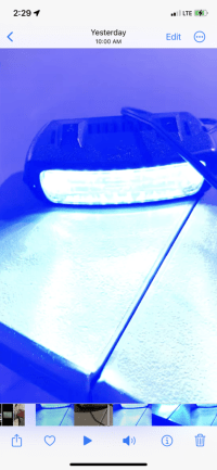 Sold - Single whelen talon blue | eLightbars