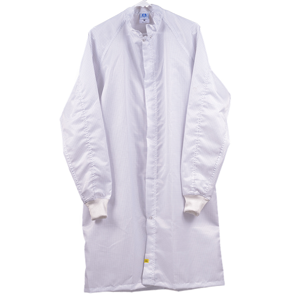 White Cleanroom Lab Coats ESD Safe