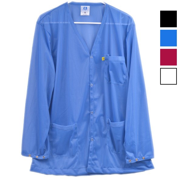 Breathable Lightweight VNeck ESD Smocks