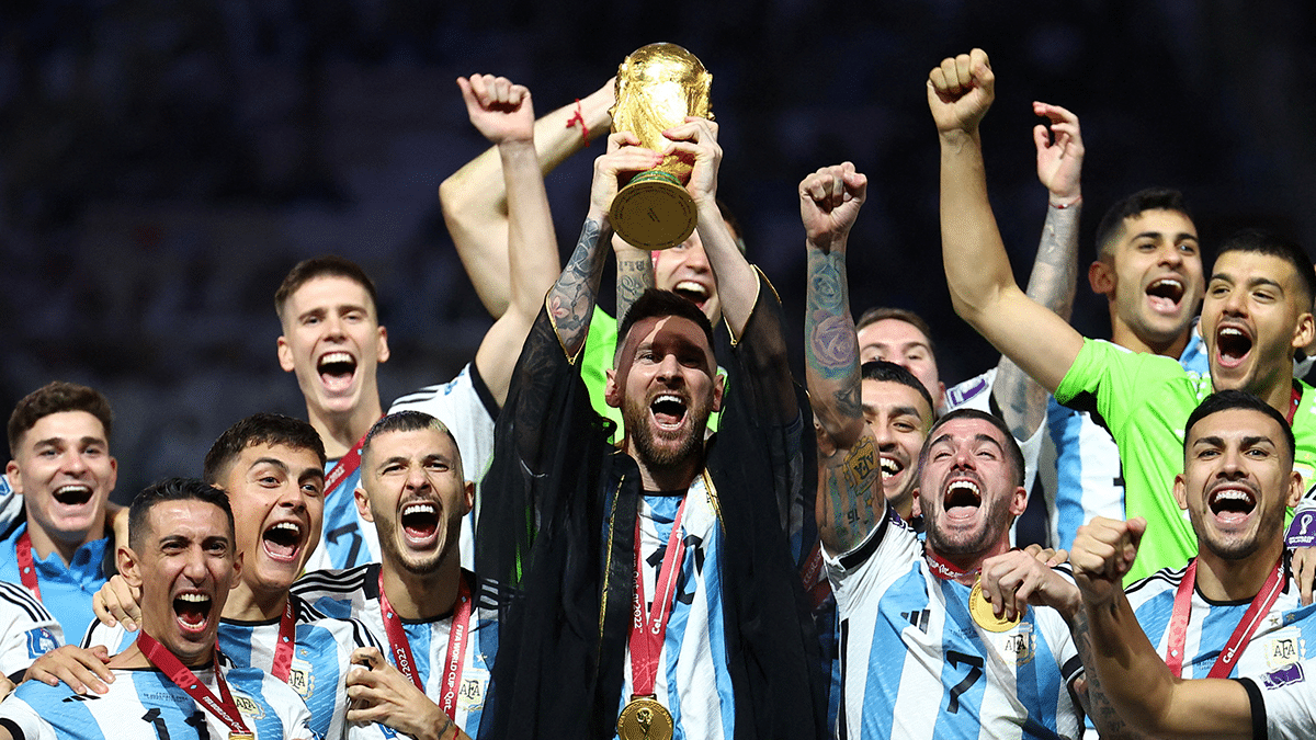 El ranking de los campeones mundiales luego del título de Argentina en