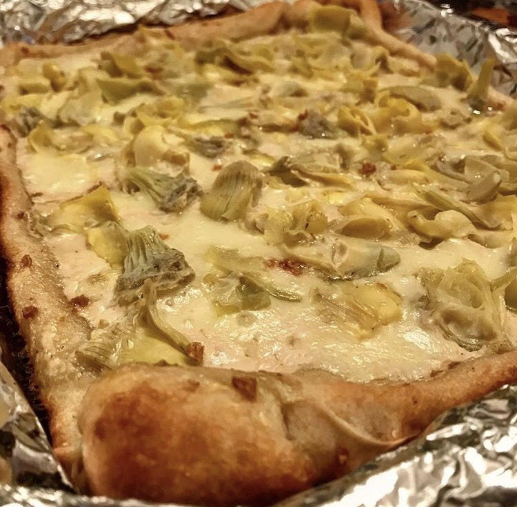 ArtichokeInspired Pizza Eat, Glam, Love