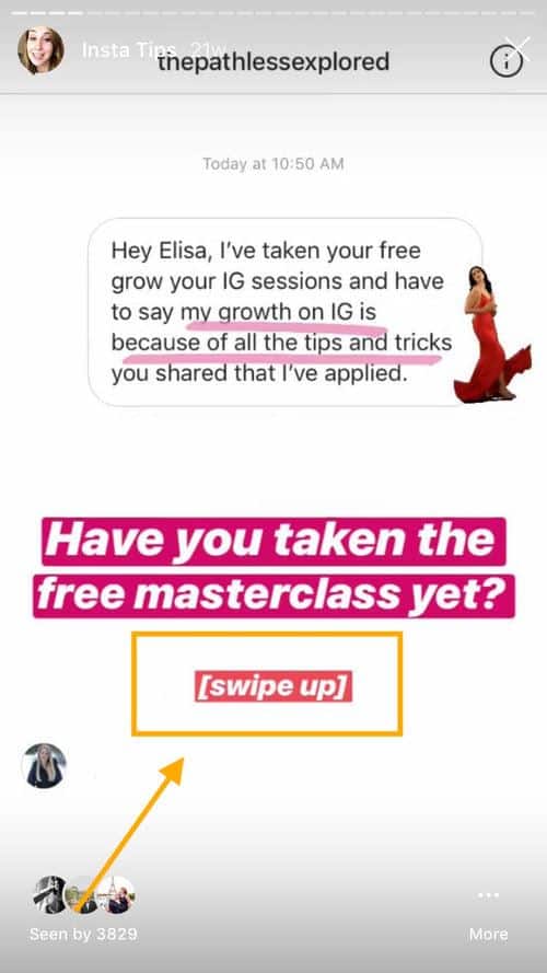 How to get the swipe up feature on Instagram Elise Darma