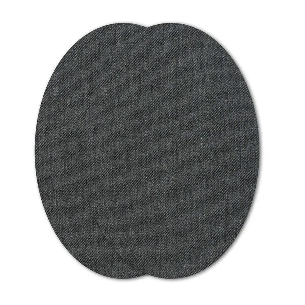 GREY MELANGE Ironon knee patches kids size ELIS ELIS