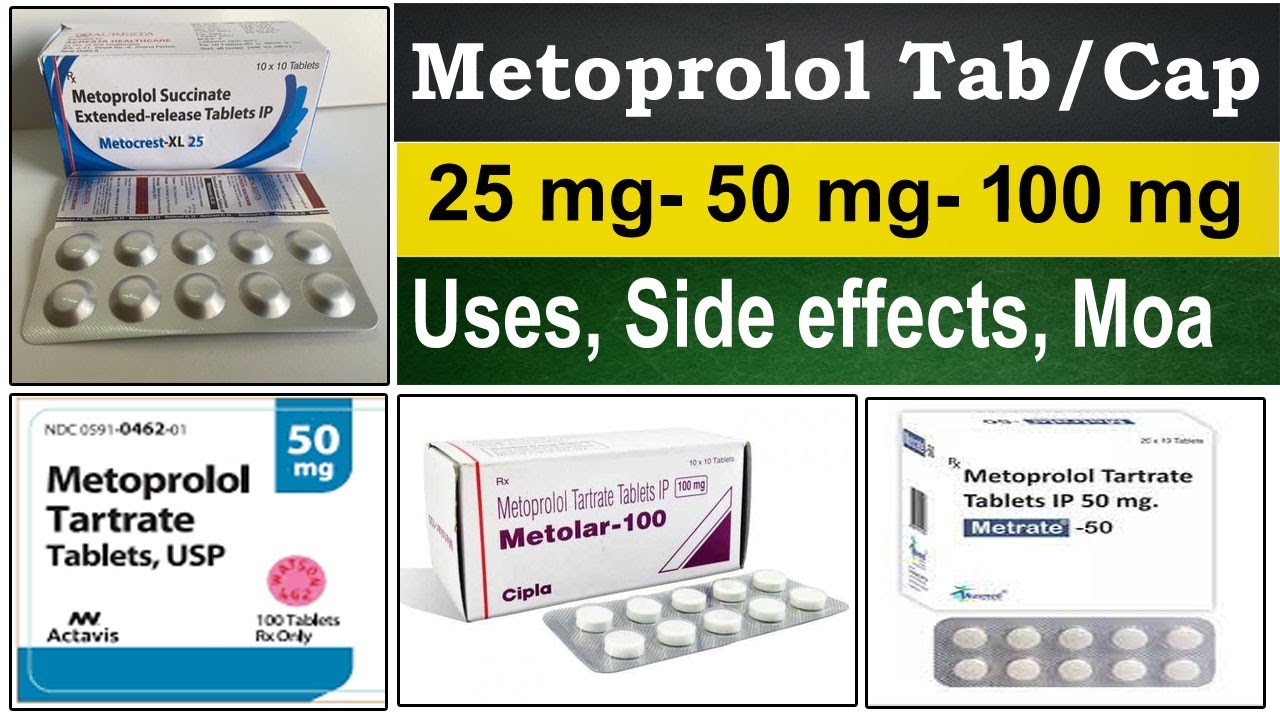 What is metoprolol used for and side effect Metoprolol MedlinePlus Drug Information