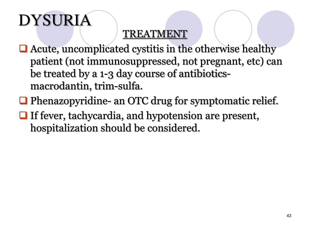 What causes dysuria Dysuria Evaluation and Differential Diagnosis in