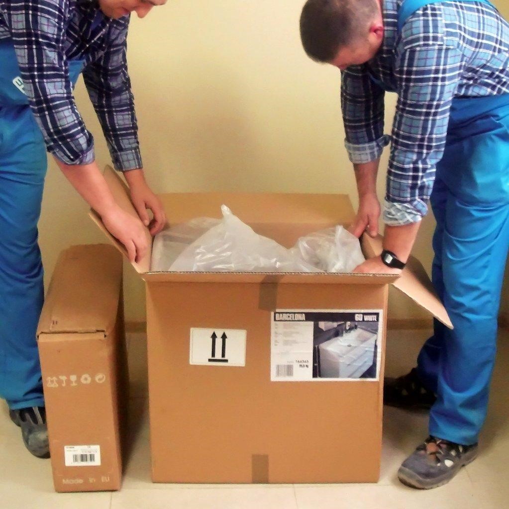 Bathroom furniture assembly. Elita Meble Łazienkowe