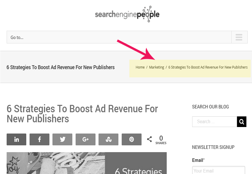 Breadcrumbs and SEO A mandatory ingredient in any SEO strategy