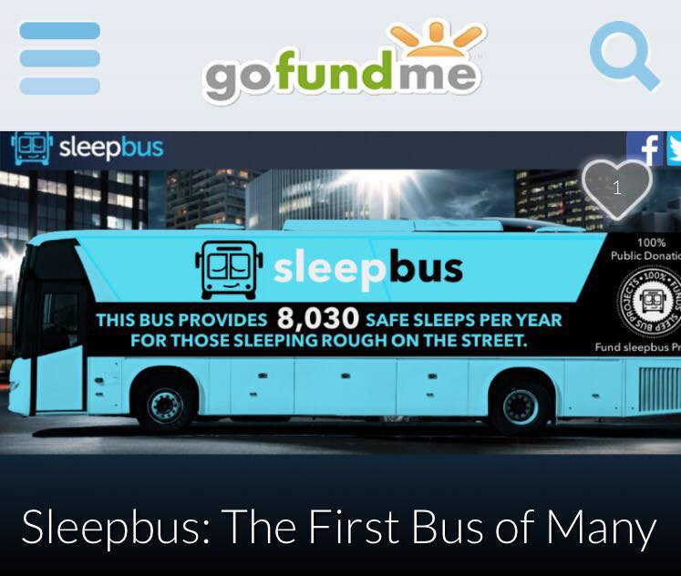 Awesome Guy Bought Charter Buses To Provide Sleeping Spaces For The