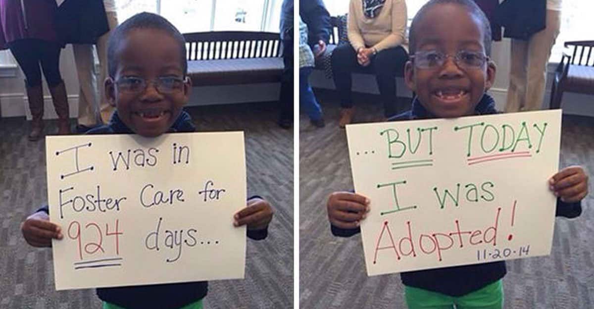 15 Heartwarming Photos of Kids Who Were Finally Adopted From Foster