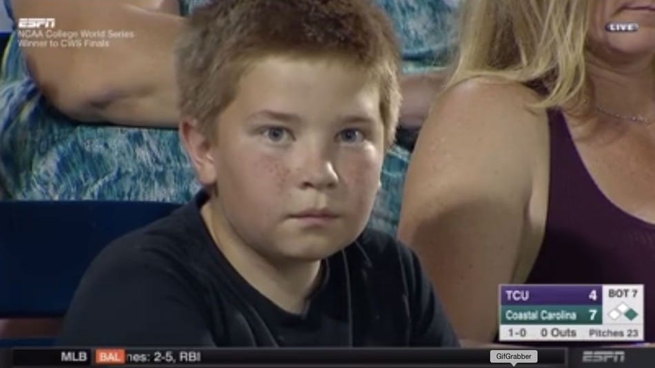 Kid Wins Epic Stare Down With Camera Man At Baseball Game Elite Readers