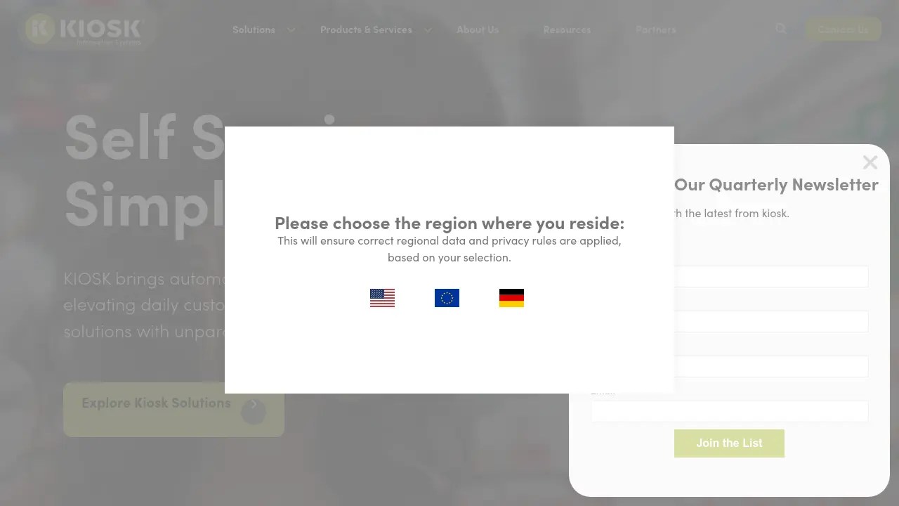 KIOSK Self Service, Simplified