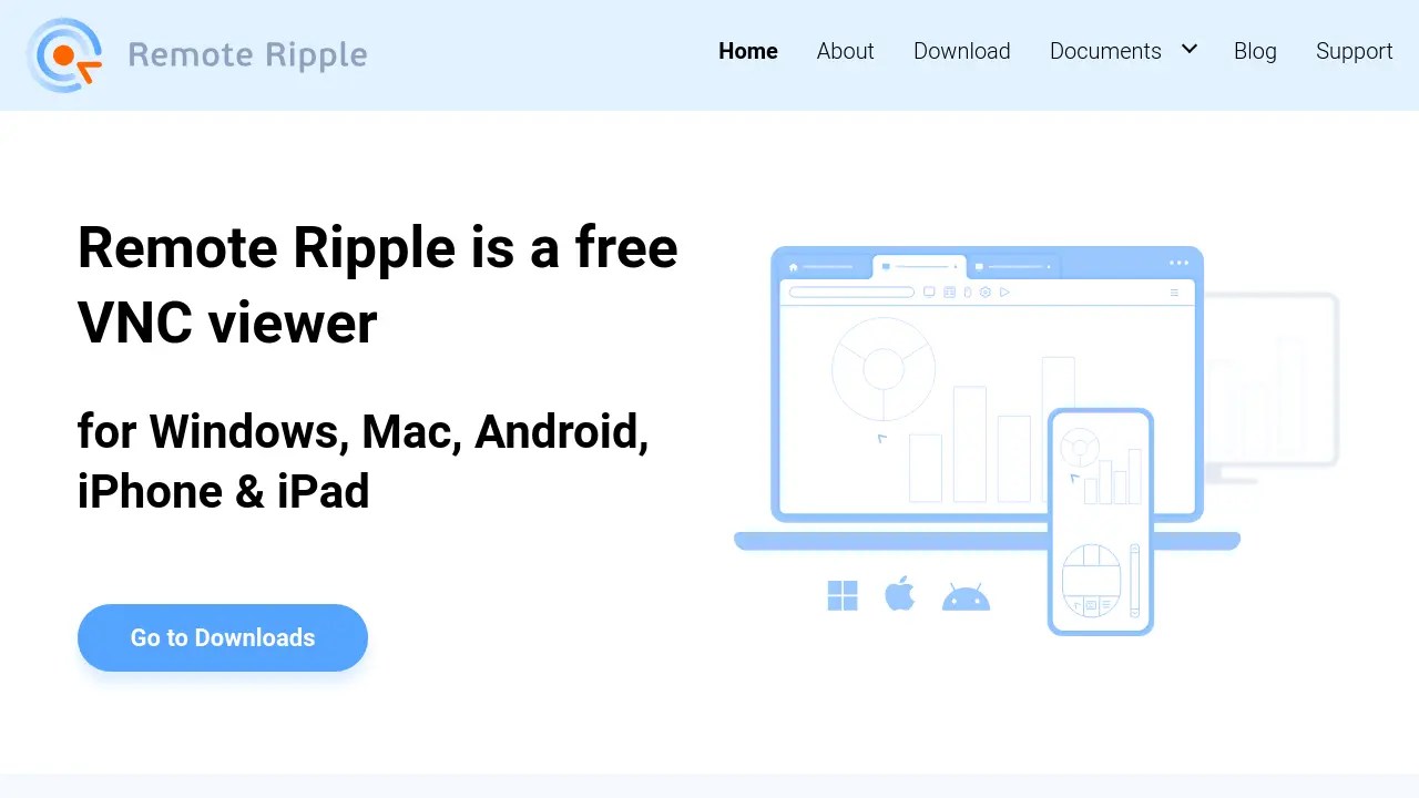 Remote Ripple Free Vnc Viewer For Remote Desktop Access Across All