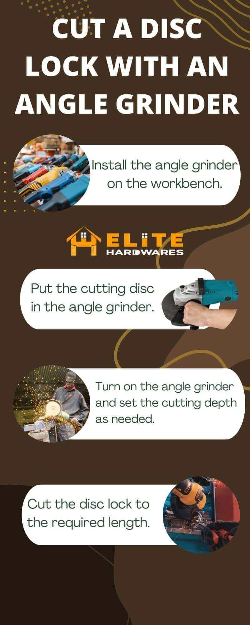 How to Cut a Disc Lock With a Grinder? 4 ways to Follow with Cautious