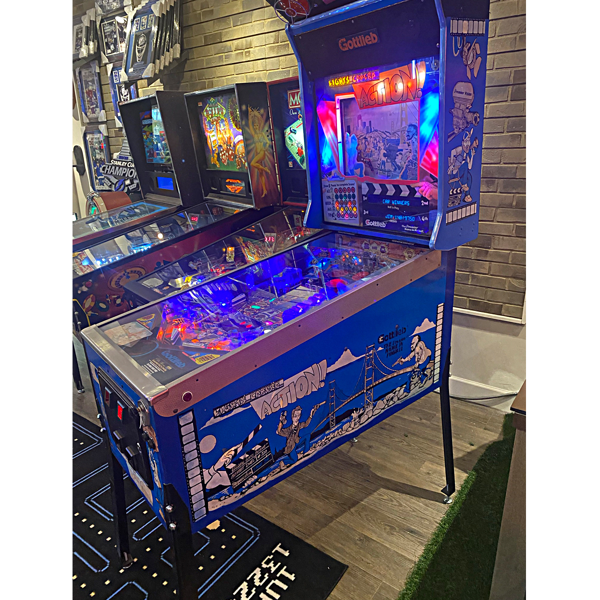Lights...Camera...Action! Pinball Machine Elite Home Gamerooms