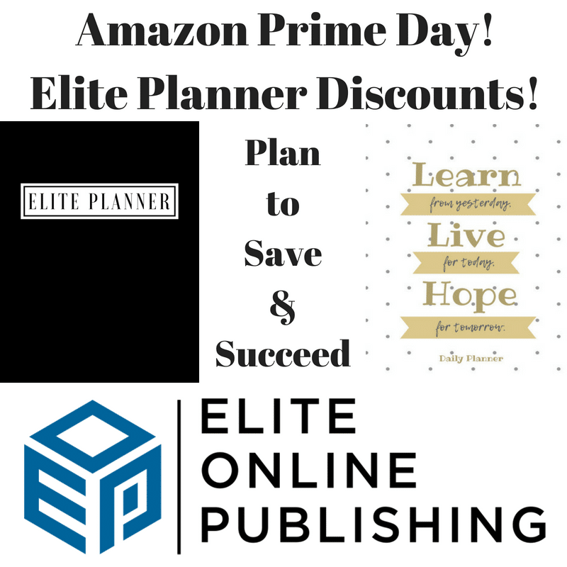 Amazon Prime Day & Our Planners Book Publishing