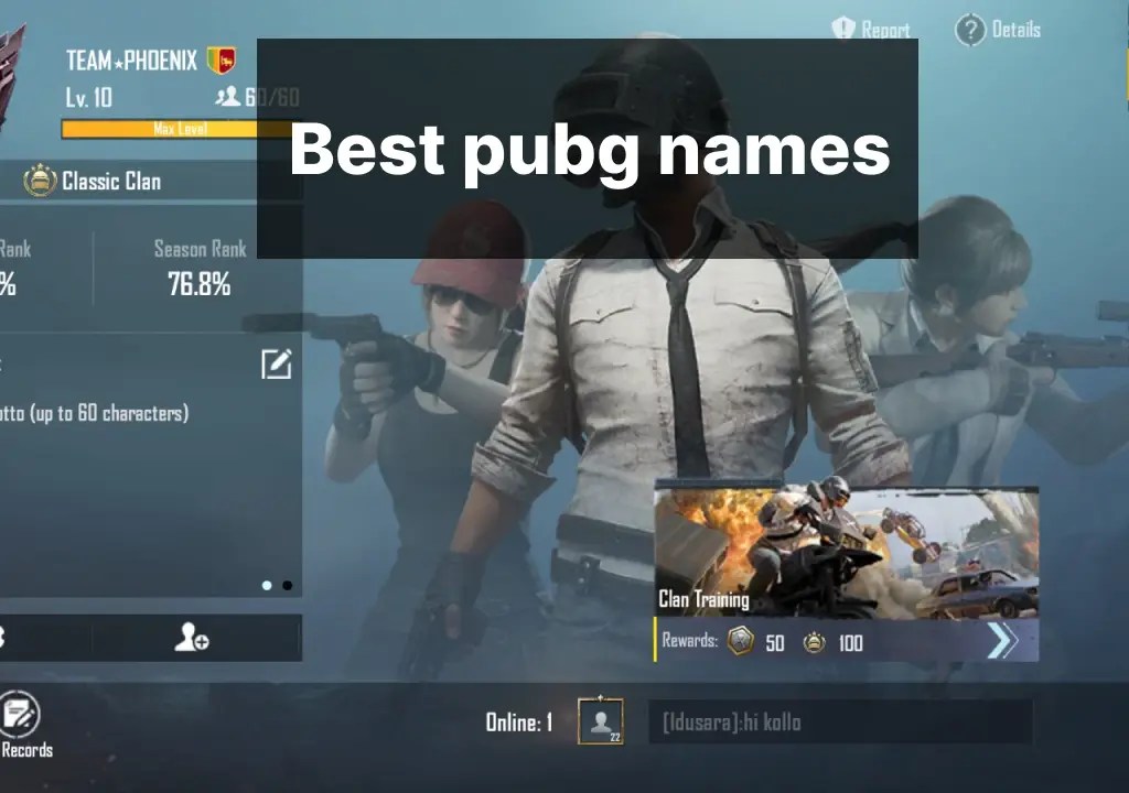 Best PUBG Names 2024 For PUBG Players
