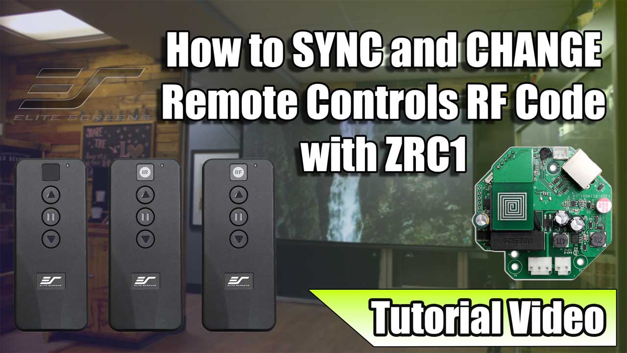 StepbyStep Guide How To Sync and Change Remote Controls RF Code ZRC1