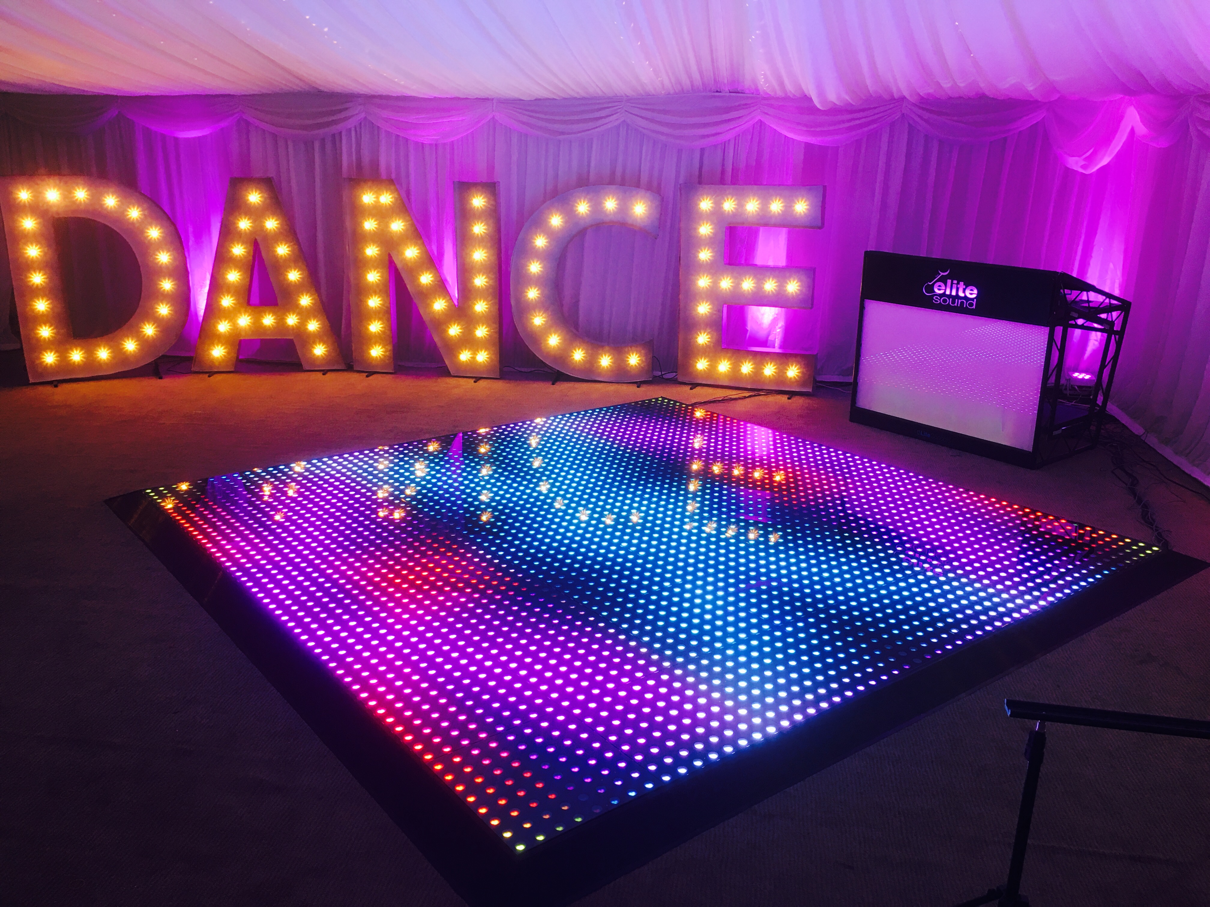 Digital LED Dance Floor Elite Sound