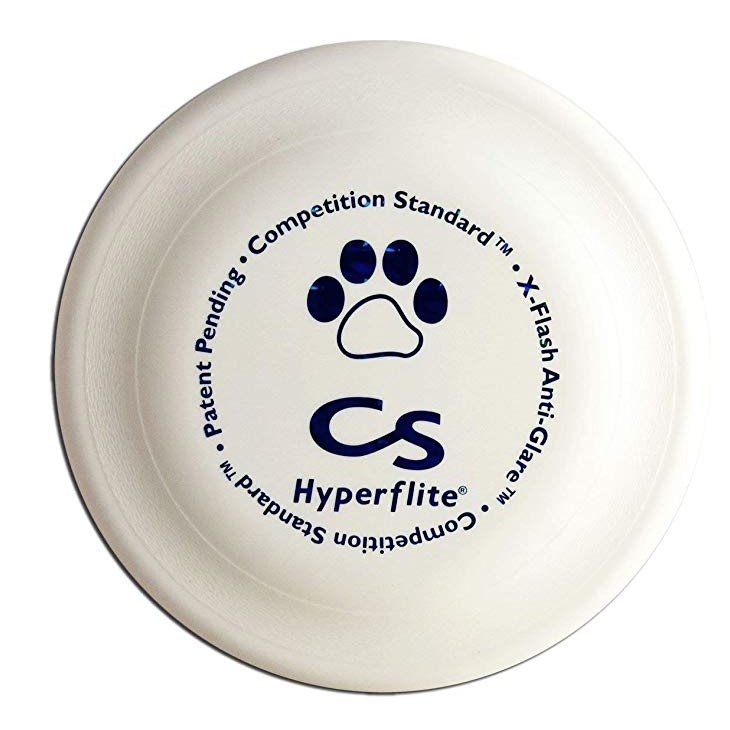 Hyperflite K10 Competition Standard Dog Disc, White, 8.75″ eLiving