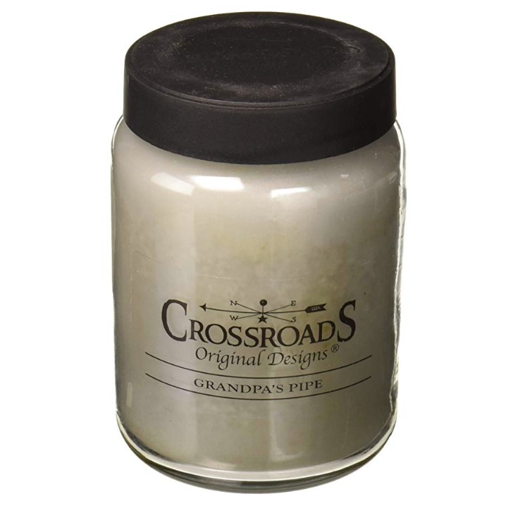 Crossroads Grandpa’s Pipe Jar Candle, 26 oz eLiving Essentials