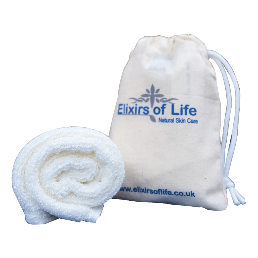 100 Bamboo Face Cloth Elixirs of Life Natural Skin Care