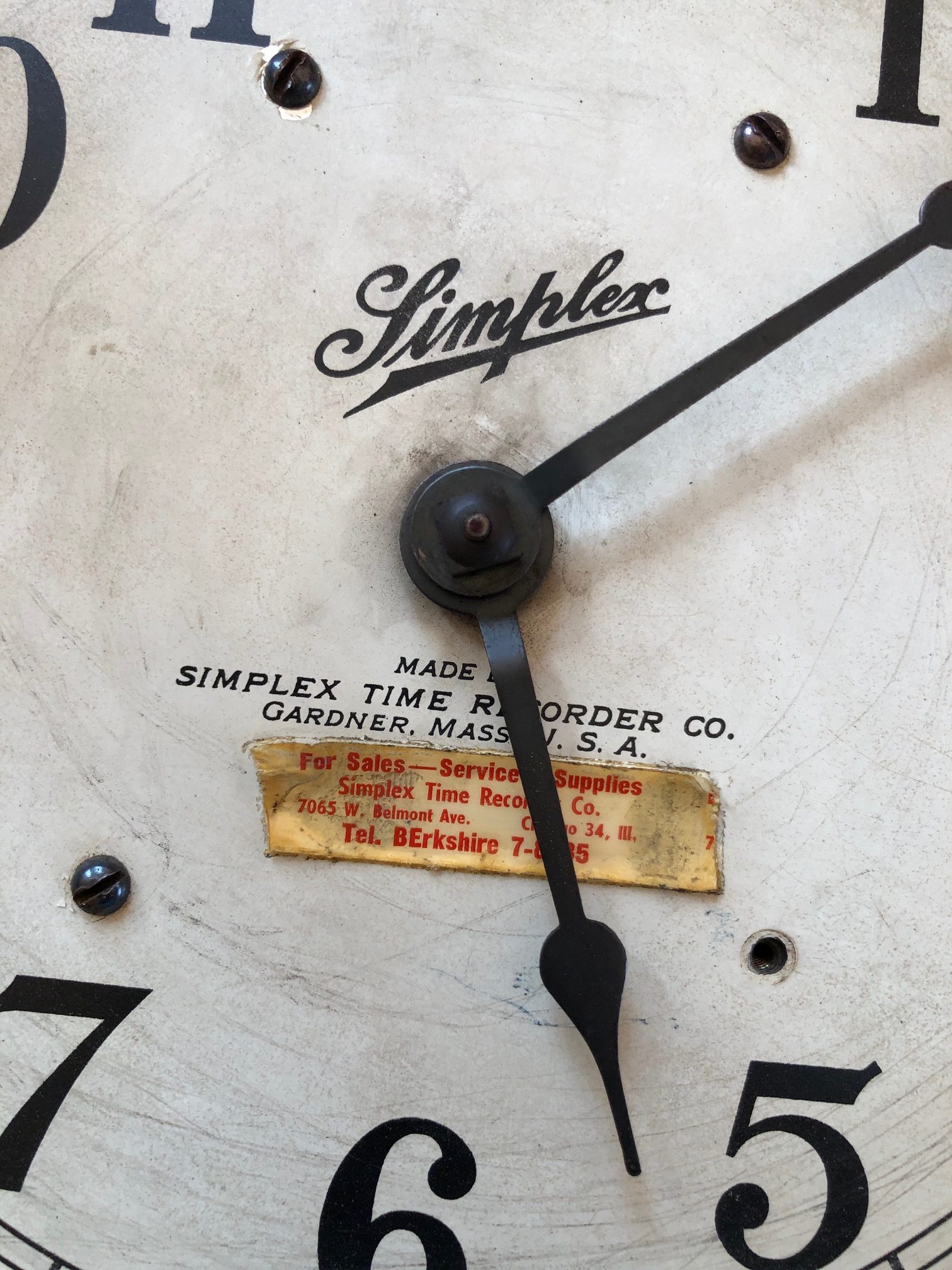 Simplex Time Clock Tells Story of Its Time Elizabeth Appraisals