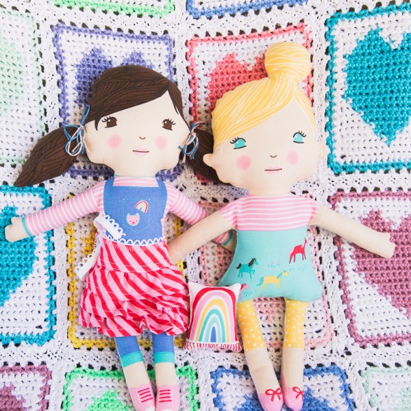 How to sew a doll with adorable doll panels Elizabeth Made This