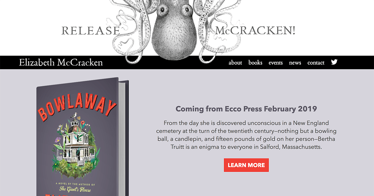 Elizabeth McCracken, Author of Bowlaway and The Giant's House