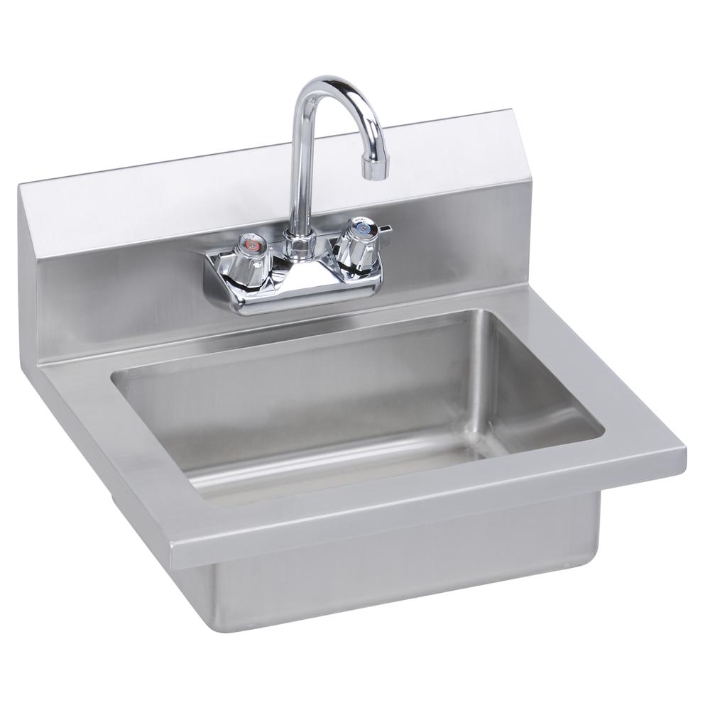 Elkay Hand Sink, 18X15 OA, 14X10X5 Bowl, 18/300 SS Elkay