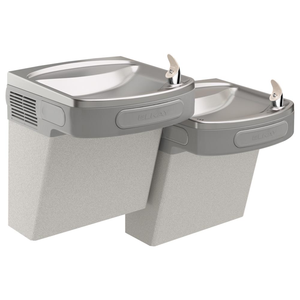 EZSTL8LC Wall Mount Bi-level ADA Cooler Drinking Fountain Gray | Elkay