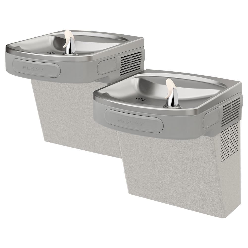 EZSTL8LC Wall Mount Bi-level ADA Cooler Drinking Fountain Gray | Elkay