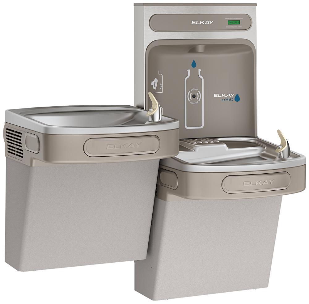 EZSTL8WSLK ezH2O Bottle Filling Station Bi-Level ADA Cooler Light Gray