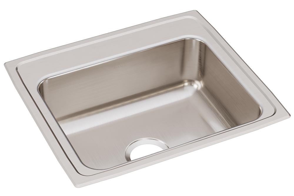 LR2219 Lustertone Classic Stainless Single Bowl Drop in Sink | Elkay