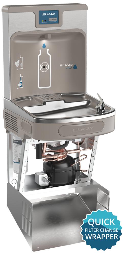 LZS8WSSP Bottle Filling Station Single Cooler Quick Filter Change | Elkay