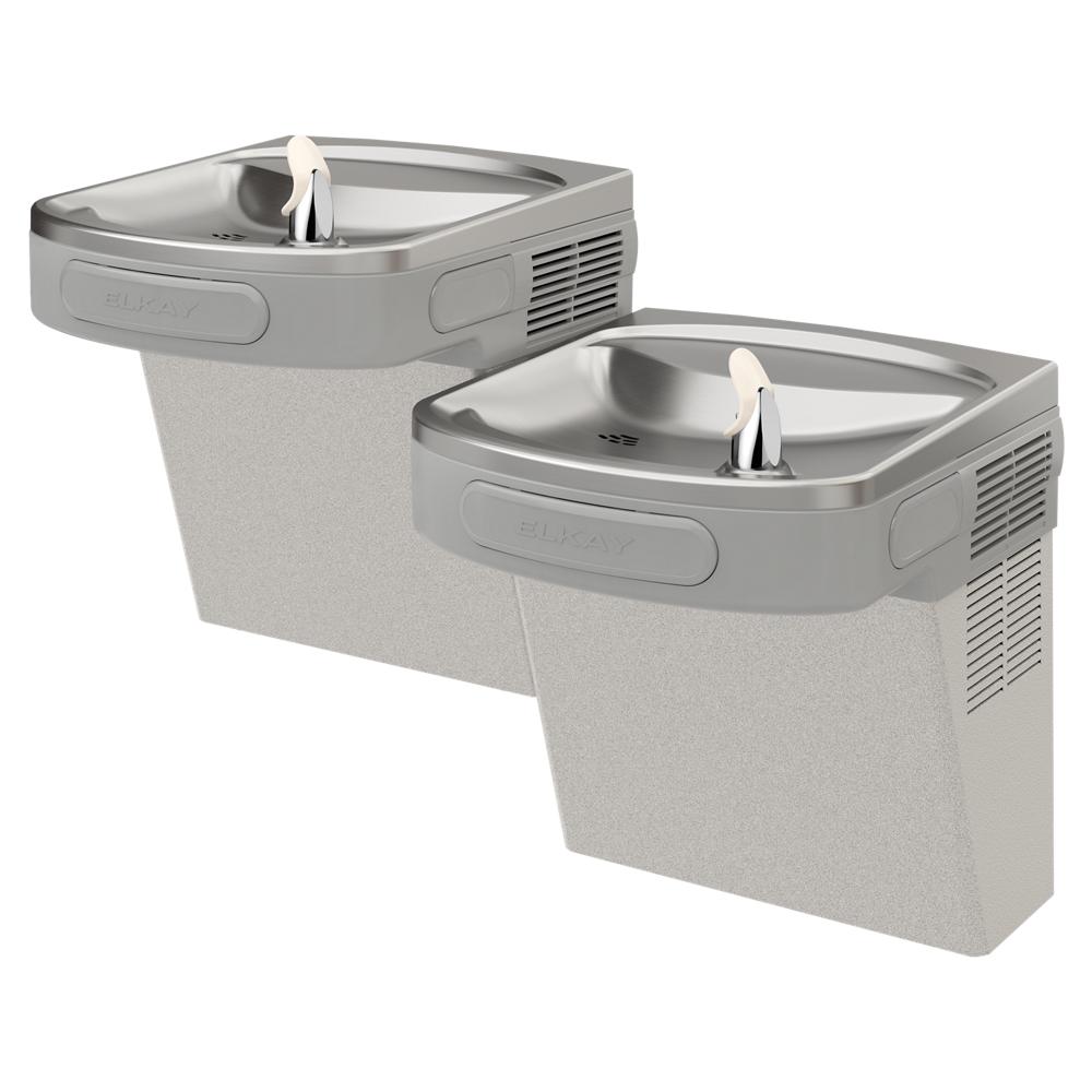 Versatile Wall-Mount Bi-Level ADA Cooler Light Gray Granite | Elkay