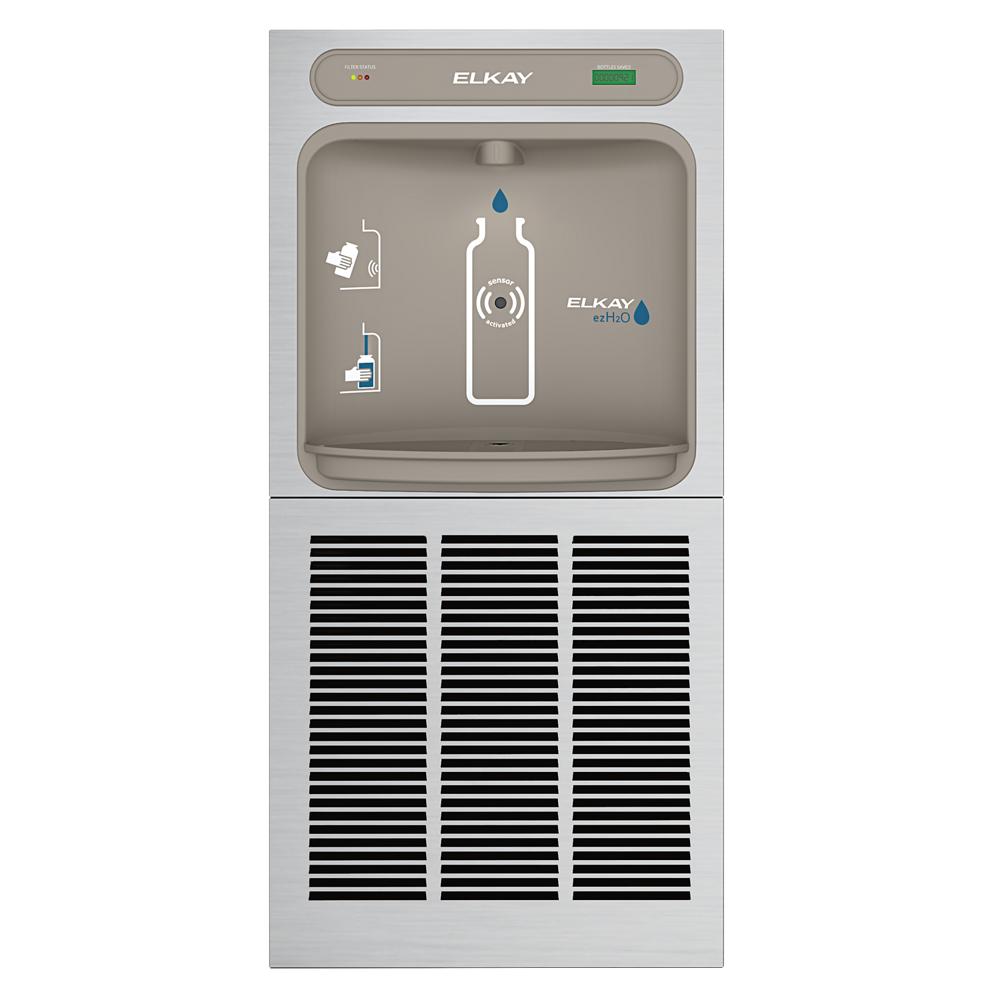 Antimicrobial Stainless In-Wall Bottle Filling Station Laminar Flow | Elkay