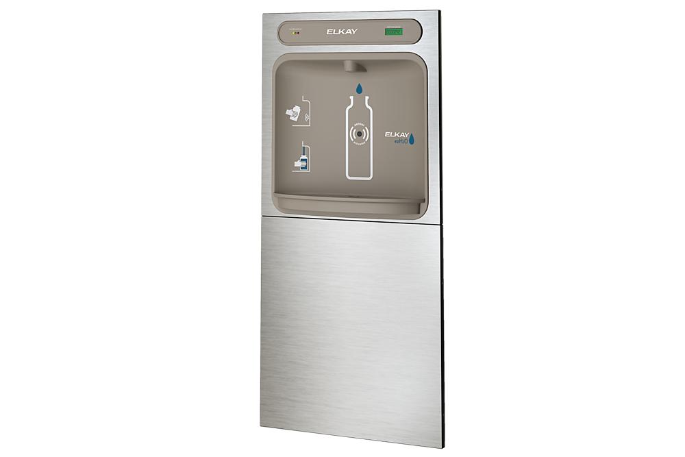 Filtered Antimicrobial In-Wall Bottle Filling Station Mounting Frame