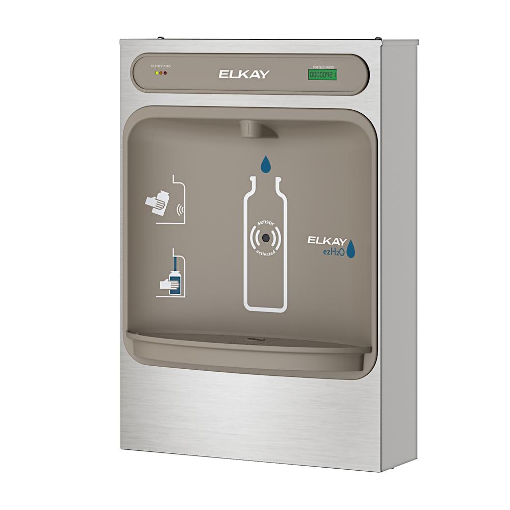 Filtered & Stainless: ezH2O® Surface Mount Bottle Filling Station