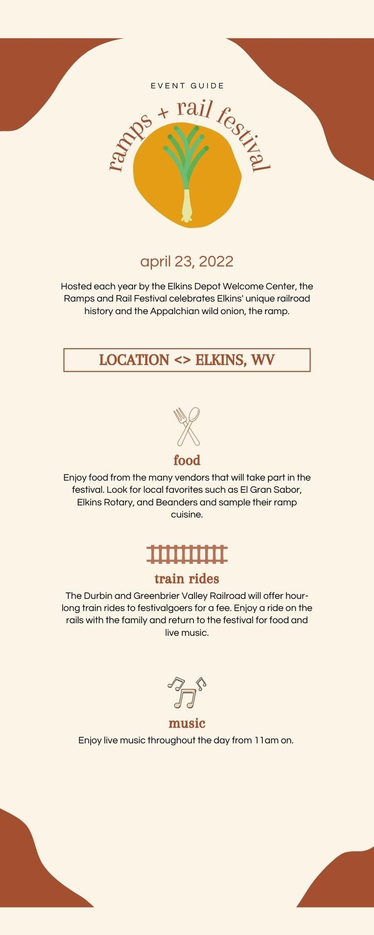 Ramps + Rail Festival Influencer Story Elkins Depot Center