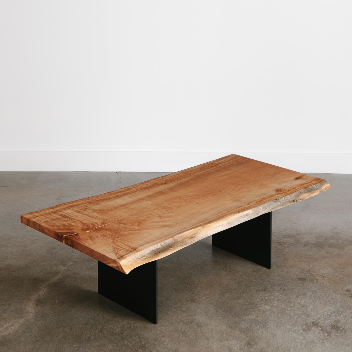Maple Coffee Table No. 137 Elko Hardwoods Modern Live Edge