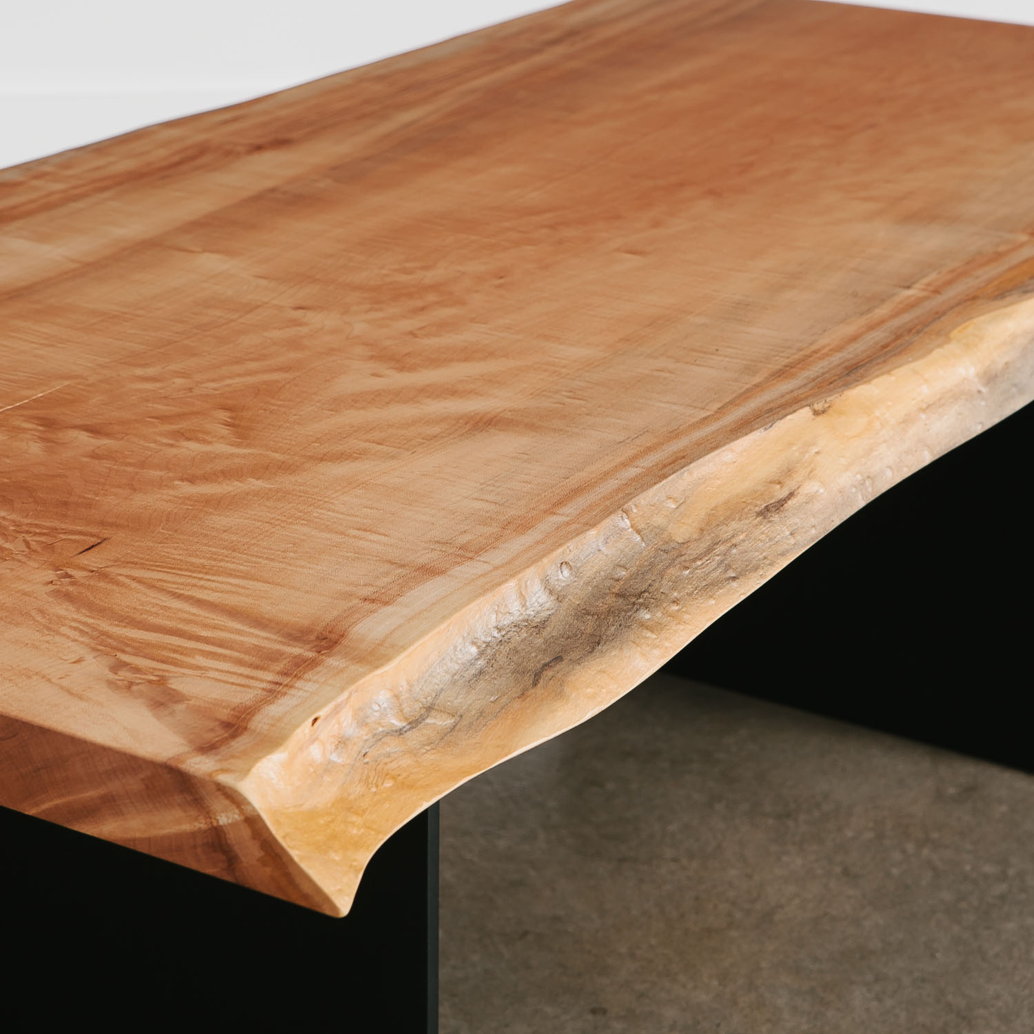 Maple Coffee Table No. 137 Elko Hardwoods Modern Live Edge
